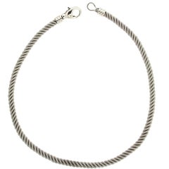 Valentin Magro White Gold Rope Chain Necklace