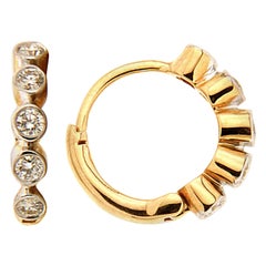 Valentin Magro Yellow Gold Diamond Earrings
