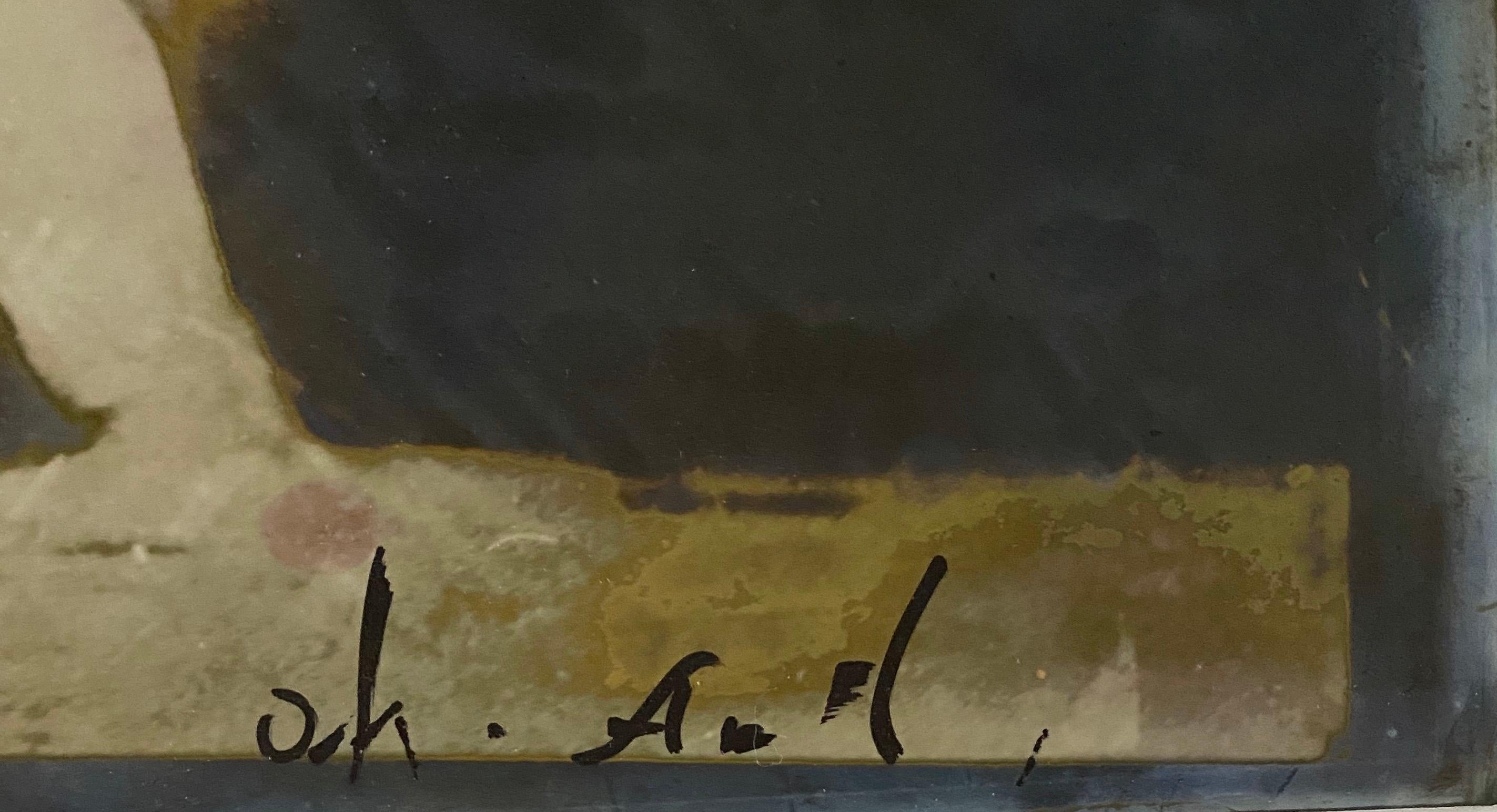  Valentin Samarine empezó a hacer pintura abstracta en los años 60 y fotografía abstracta en los 70. Se movía con bastante facilidad de una a otra. Tiene un sentido perfectamente lógico: Valentin se basa en ambos casos en un modelo de creación