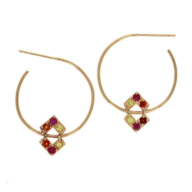 Valentina 14 Karat Gold Shire Hoop Earrings For At 1stdibs Valentina 14 Karat Gold Shire Hoop Earrings For