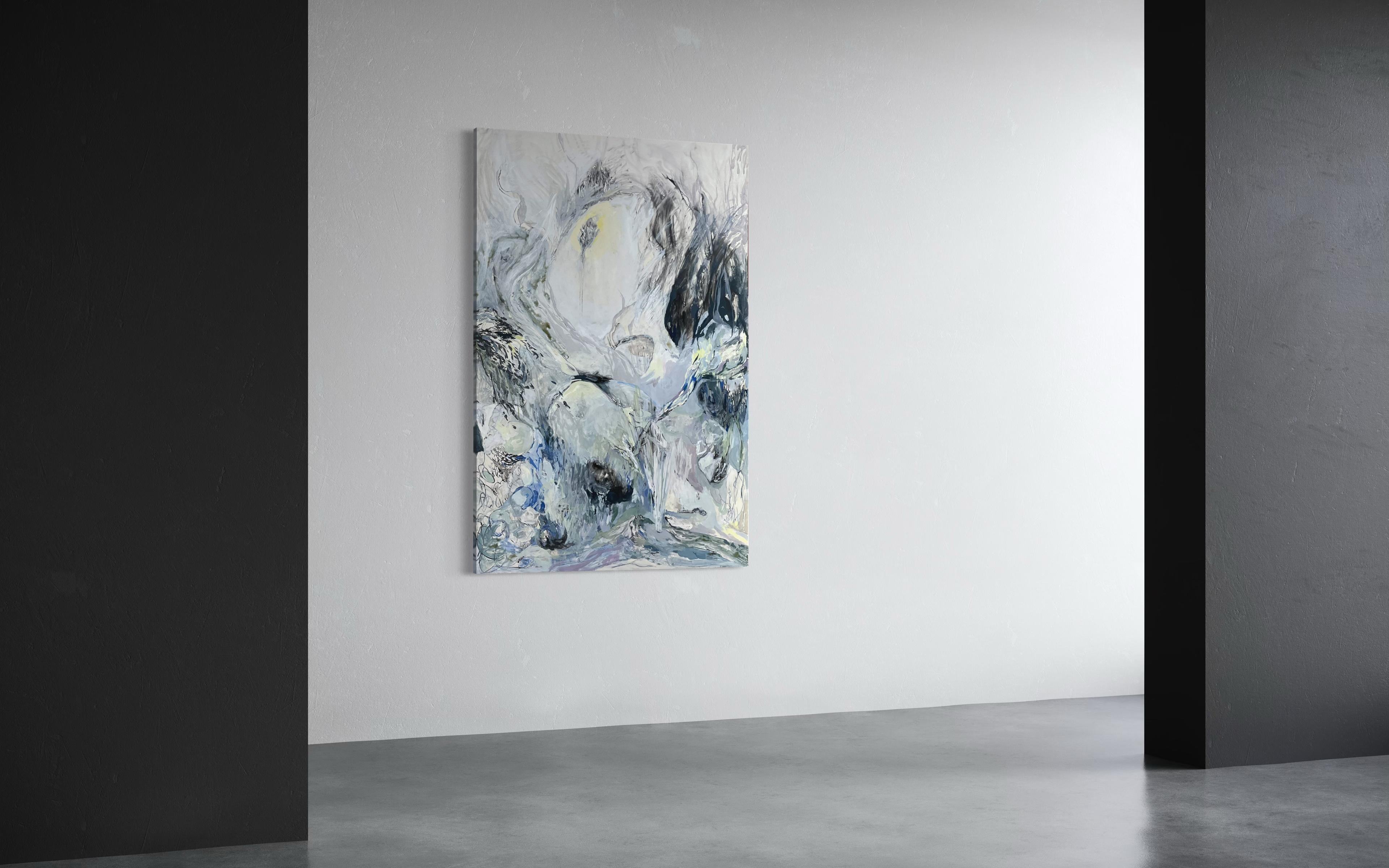 Sin título - Abstract Expressionist Painting by Valentina Attolini