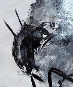 "Bison",  expressive shapes in white and black