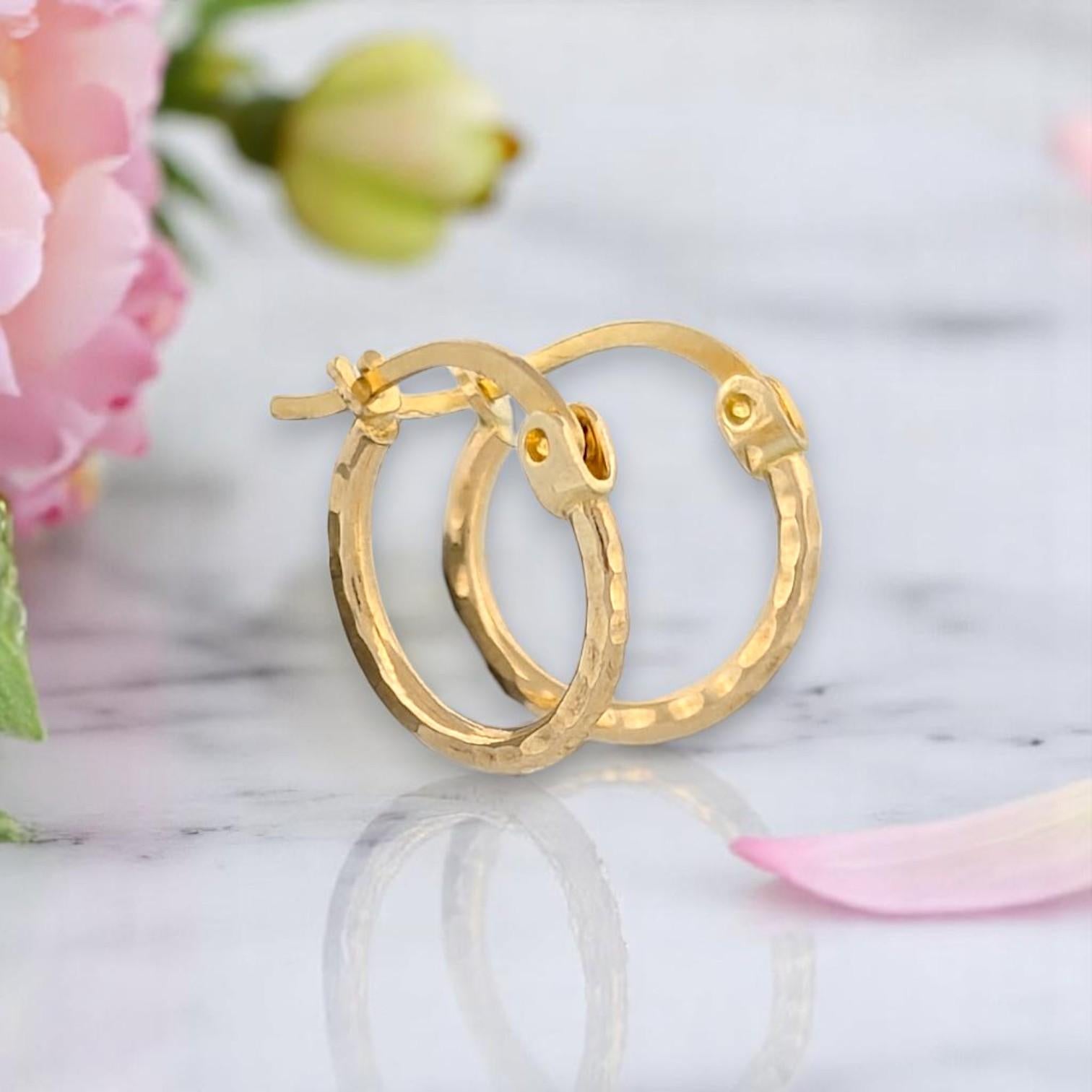 Valentina Creolen  14K Gelbgold 1/2