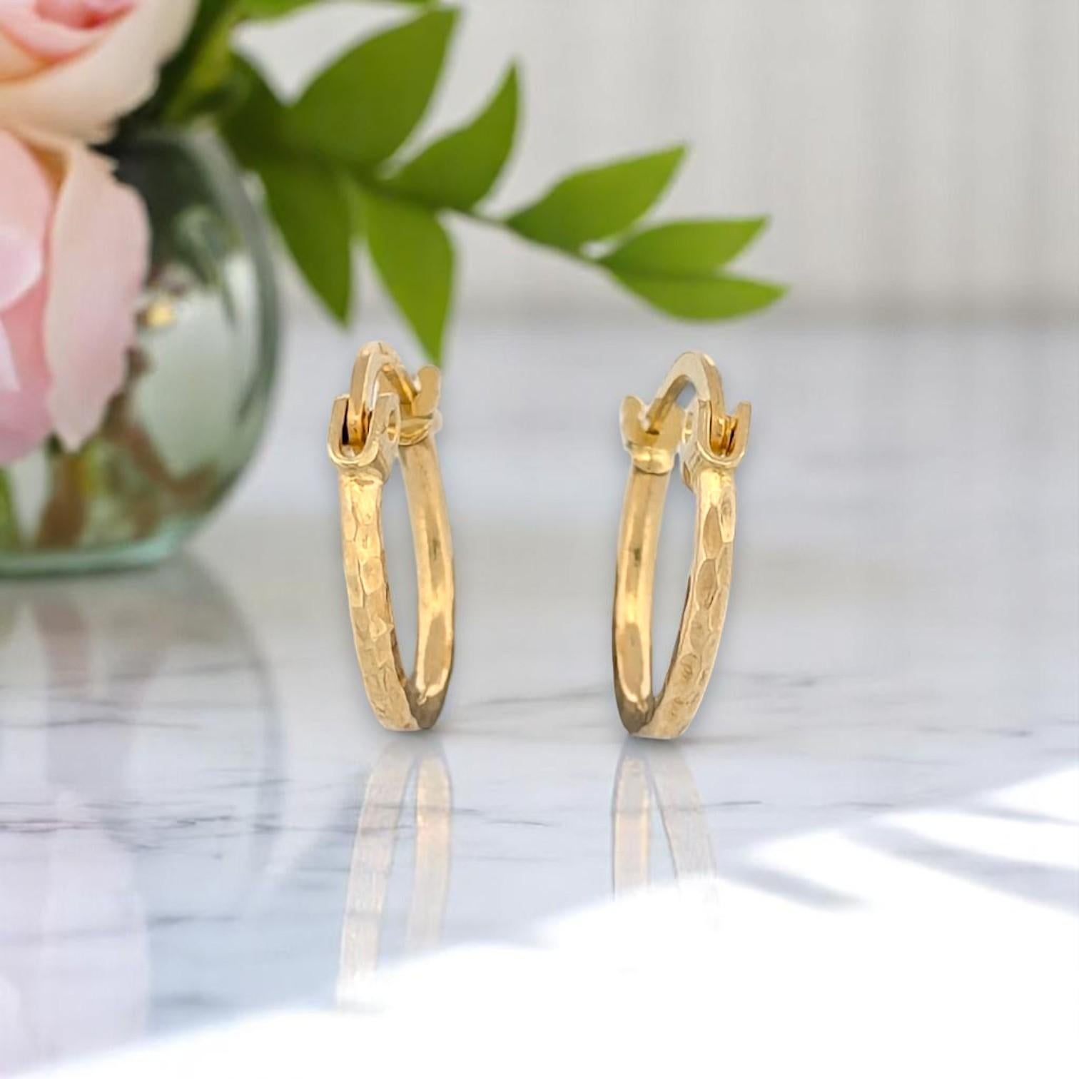 Valentina Creolen  14K Gelbgold 1/2