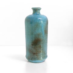 Valentina Modig-Manuel Turquoise Ceramic Vase, Studio Keramos Finland