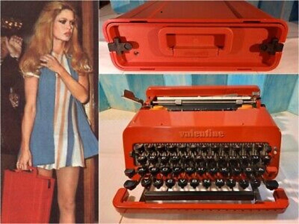 Italian Valentine by Ettore Sottsass 1968 Olivetti For Sale