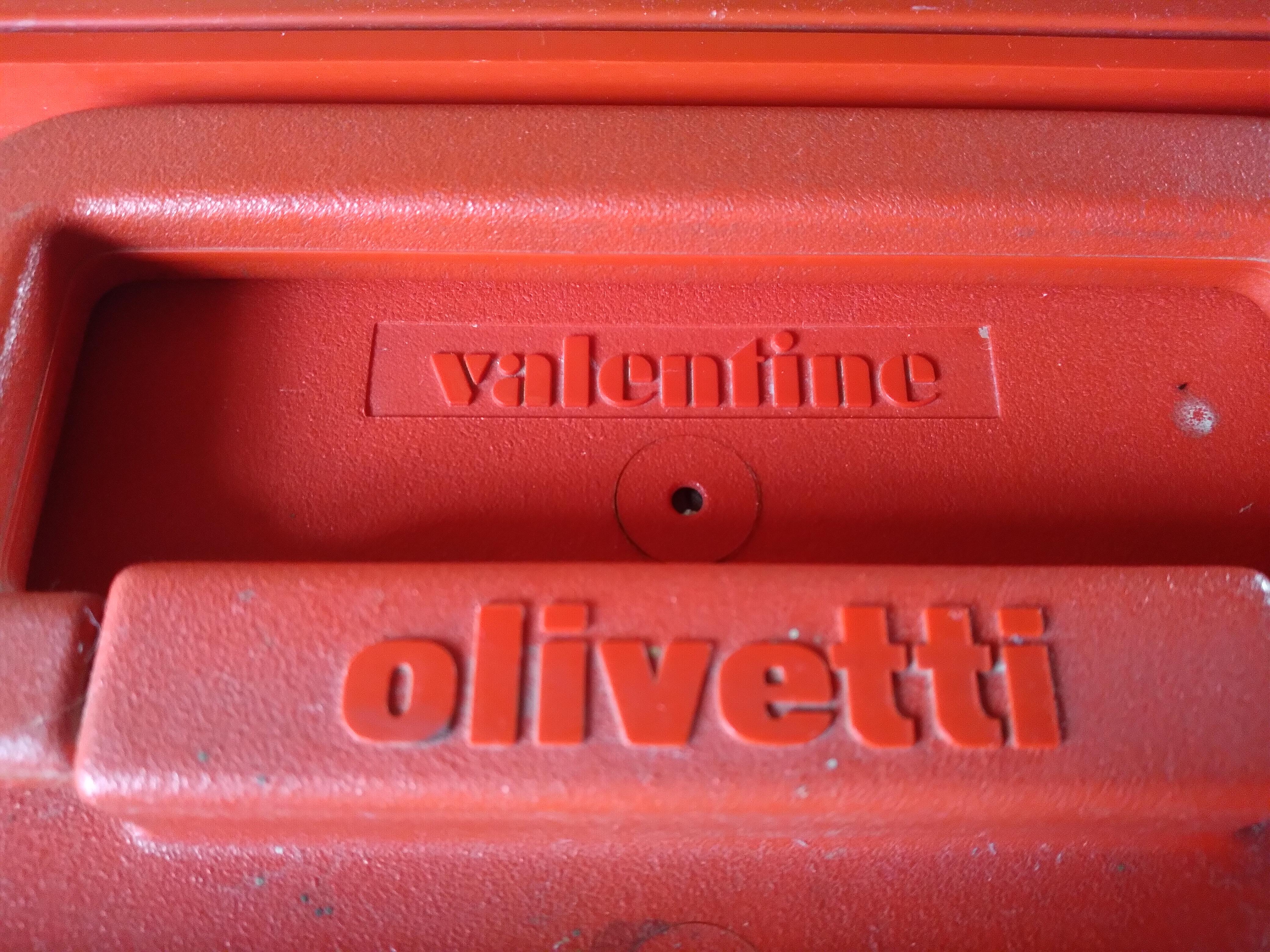 Mid-20th Century Valentine by Ettore Sottsass 1968 Olivetti For Sale