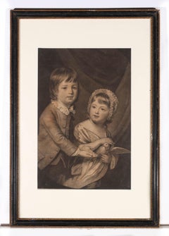 Valentine Green after Catherine Read - 1768 Mezzotint, Lord Newbattle & Lady Kar