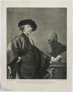 Self Portrait, Sir Joshua Reynolds, Antique Print