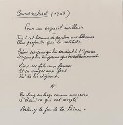 Cours naturel, Modern Etching by Valentine Hugo