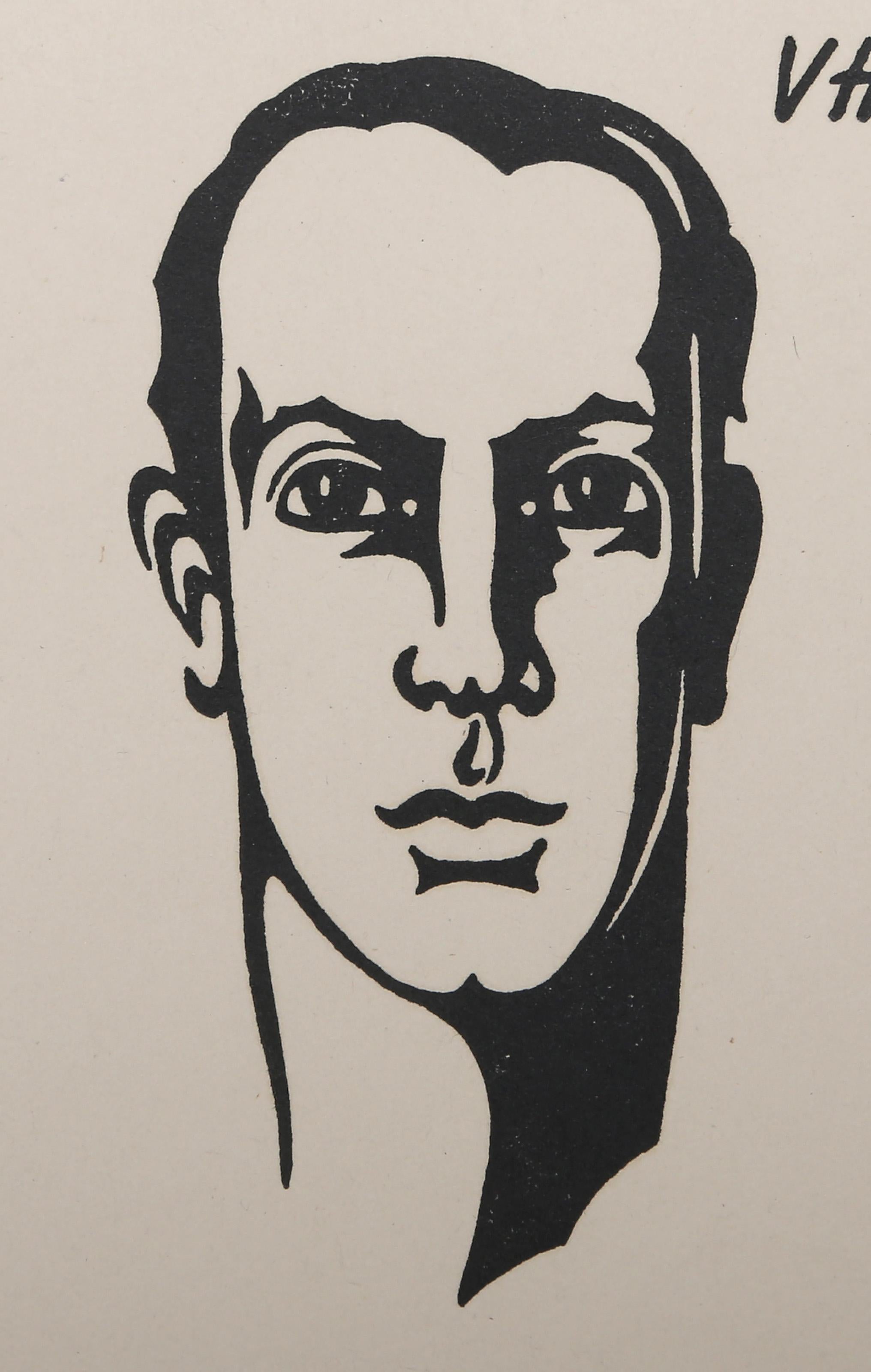 Guy Levis-Mano, Modern Woodcut by Valentine Hugo For Sale 1