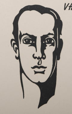 Guy Levis-Mano, Modern Woodcut by Valentine Hugo