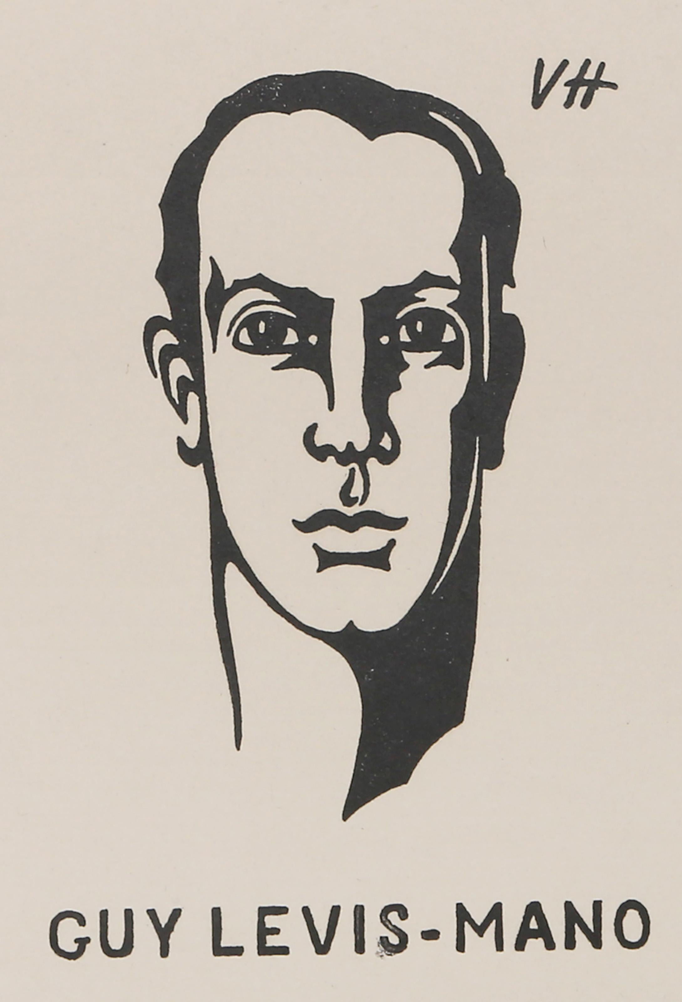 Guy Levis-Mano, Modern Woodcut by Valentine Hugo