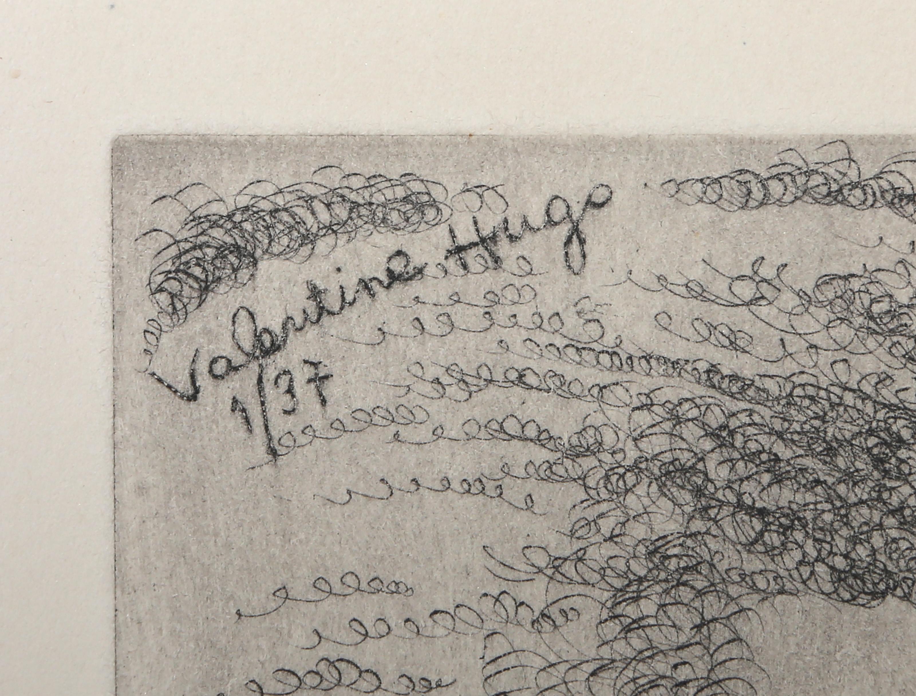 Robert Goffin, Modern Etching by Valentine Hugo For Sale 3