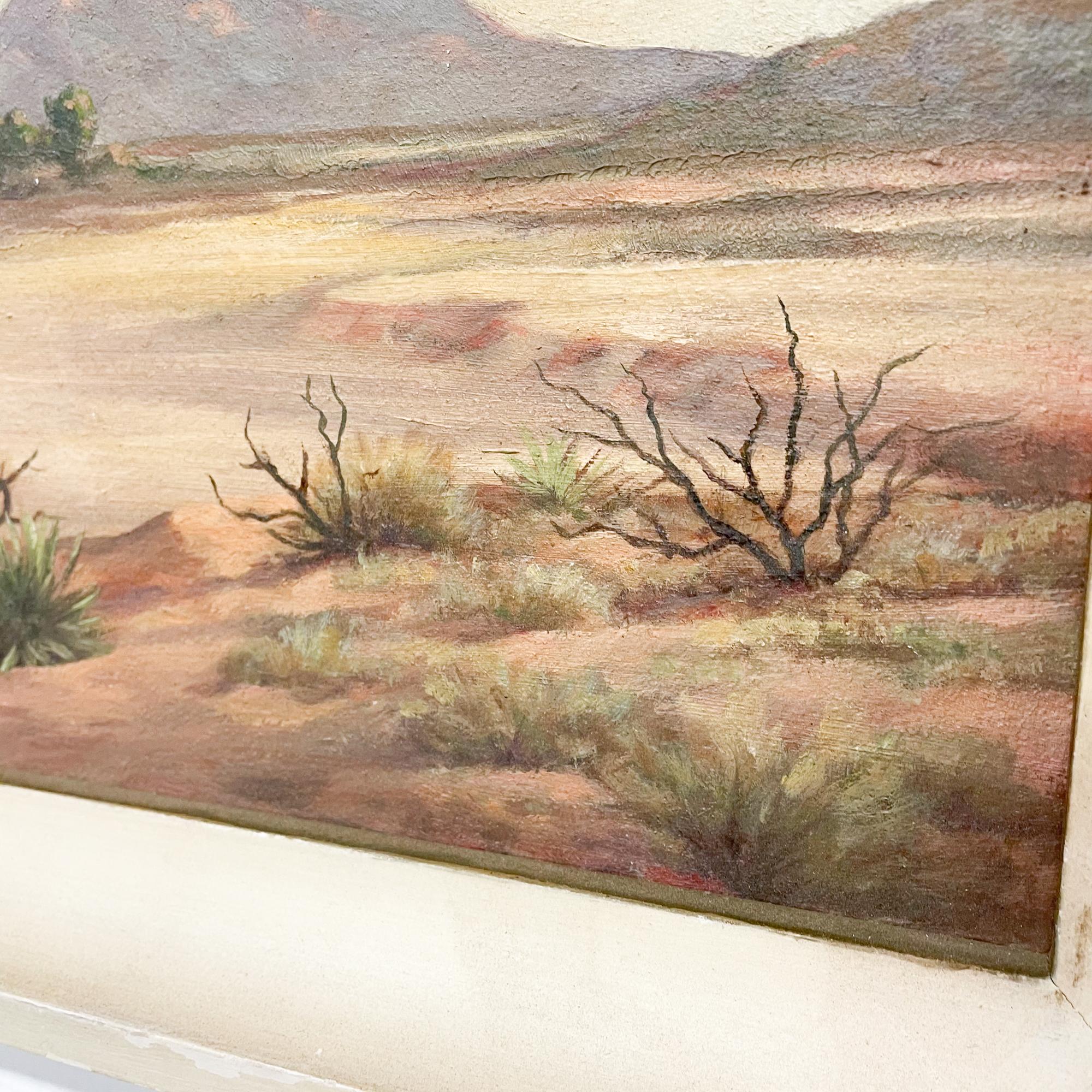 American 1930s Valentine Morse Landscape California Southwest Painting Art