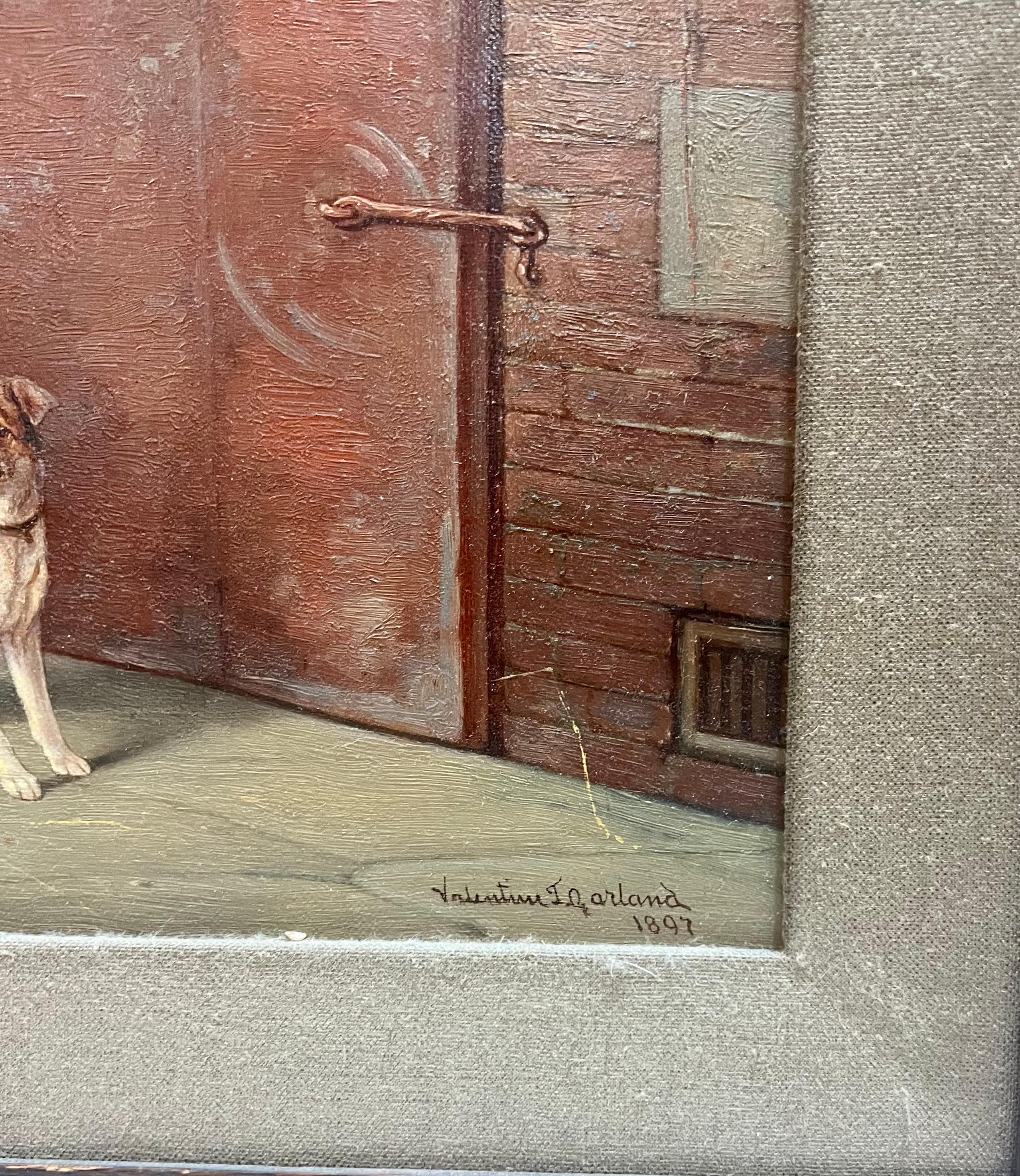 Antique Painting of Jack Russels, Labs, Terriers, and Fox Hounds For Sale 2
