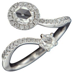 Valentine's Day: Gorgeous 18 Karat White Gold and Diamond Ring