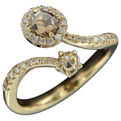 Valentine
s Day: Gorgeous 18 Karat Yellow Gold and Brown Rose Cut Diamond Ring Valentine
s Day: Gorgeous 18 Karat Yellow Gold and Brown Rose Cut Diamond Ring