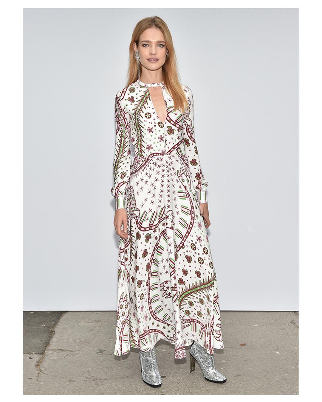 Valentino 18 white aztec leopard print crepe cady low cut silk gown dress IT 38 For Sale 8