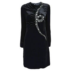 Valentino 1971 Pierpaolo Piccioli Prefall 2018 Velvet snake crystal dress