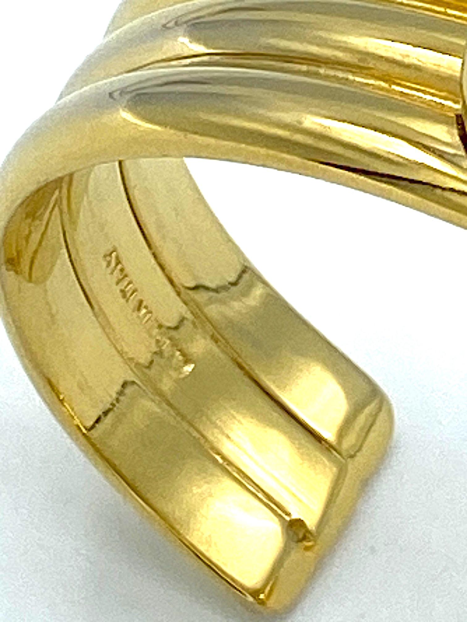 Valentino 1980s Gold Cuff 1