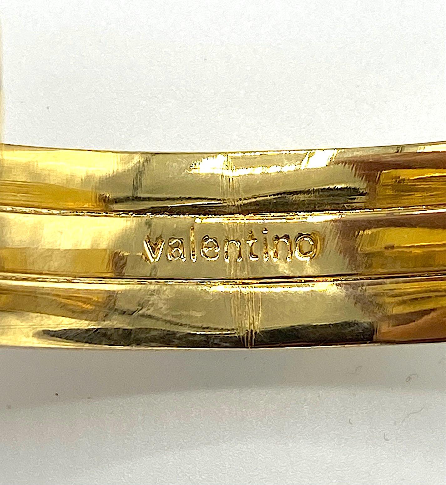 Valentino 1980s Gold Cuff 4