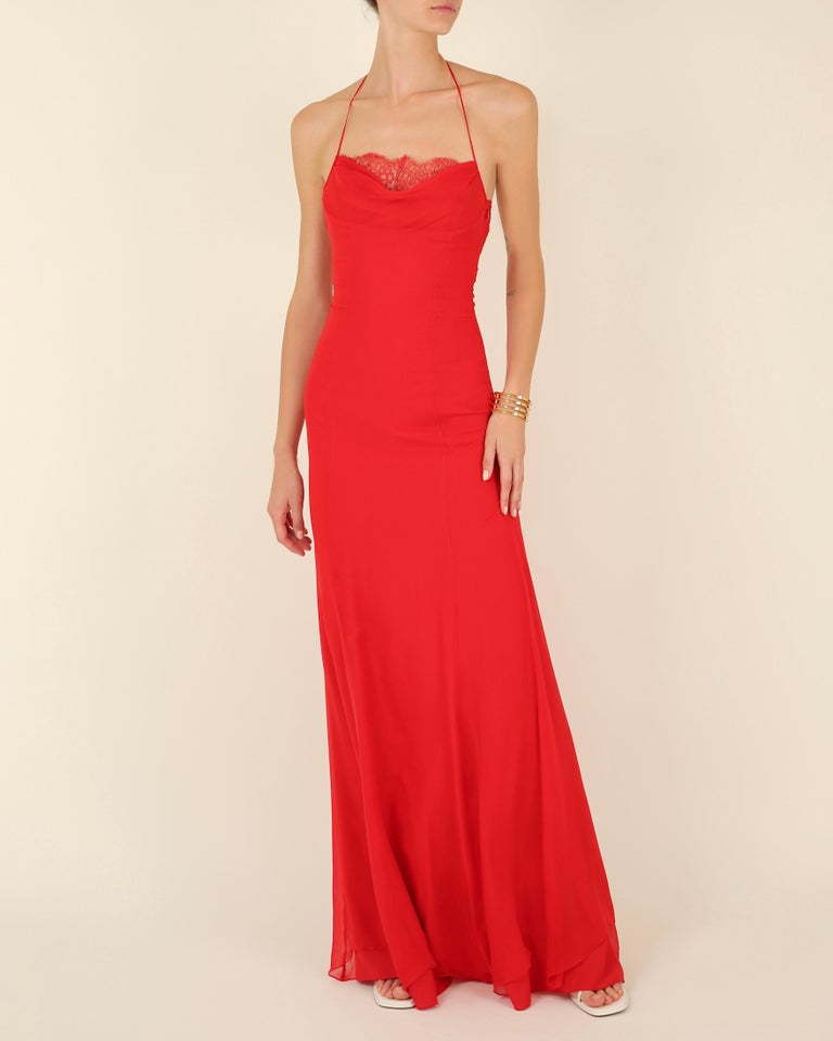 Gown Valentino Slip Dress VALENTINO GARAVANI Strapless Appliquéd