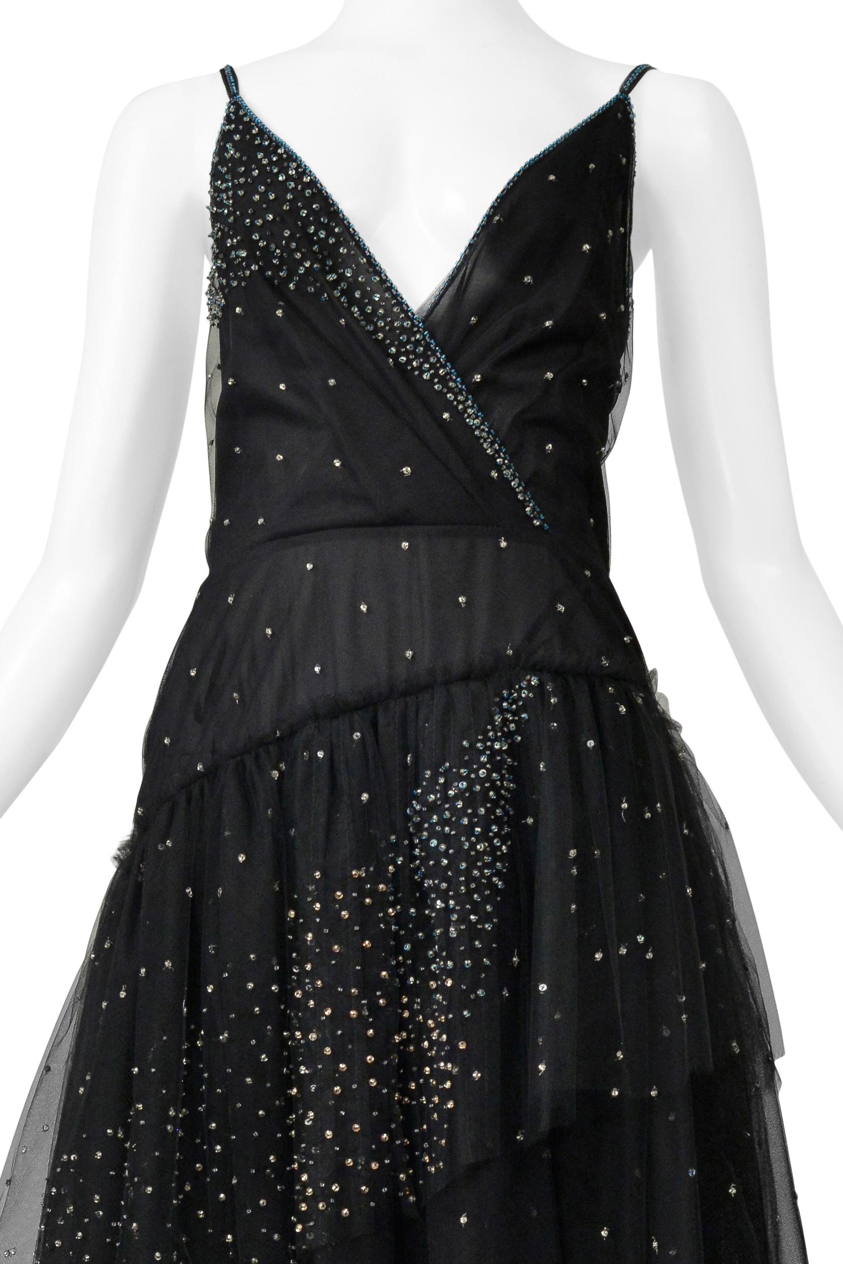 Valentino 2016 Black Tulle 