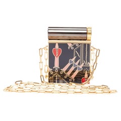VALENTINO 2017 Runway Loveblade minaudiere compact mirror crossbody bag