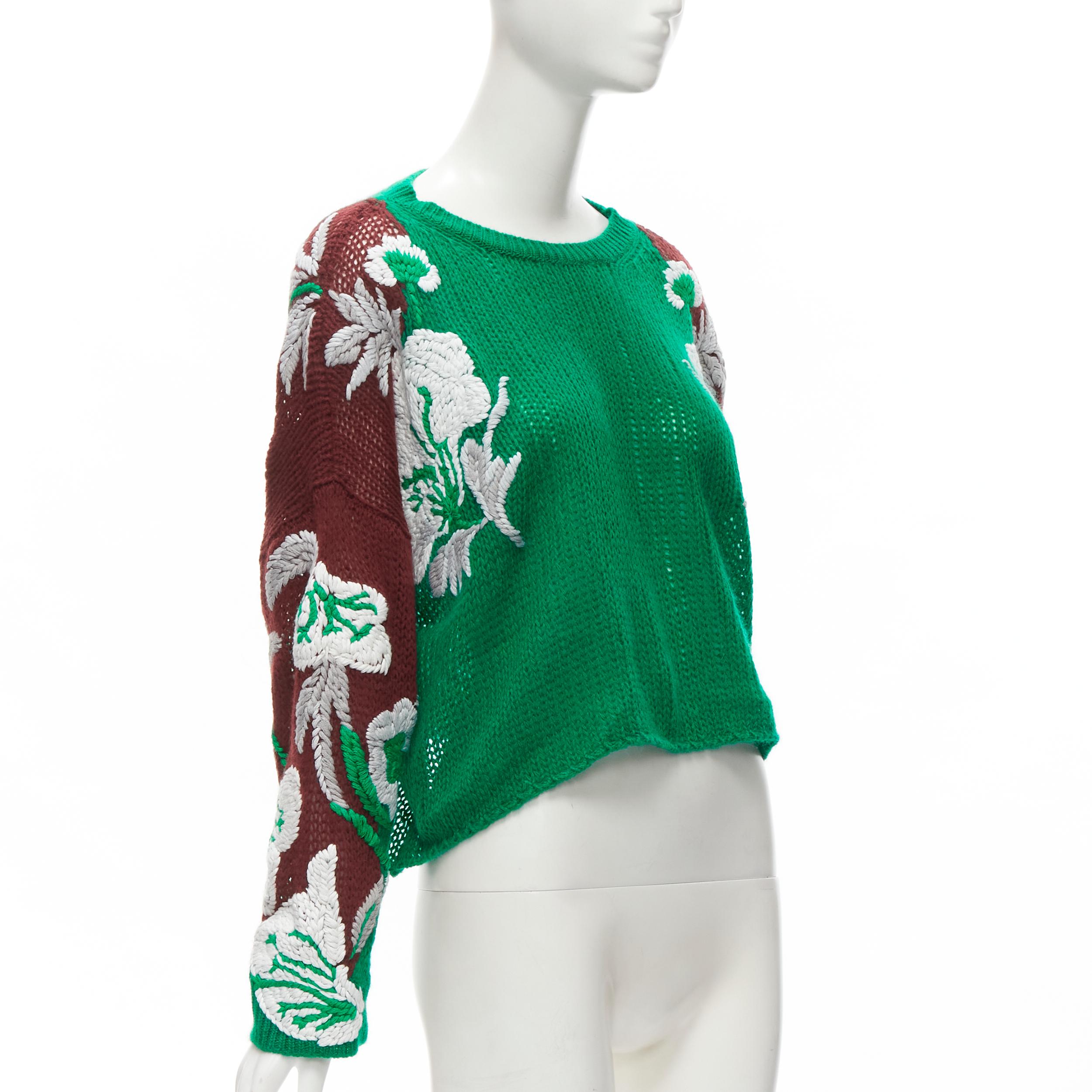 valentino floral sweater