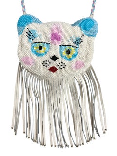 Valentino Alessandro Michele Prefall 2025 Look 2 cat embroidered bag