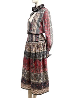 Valentino Alessandro Michele Spring 2025 Paisley cotton printed set