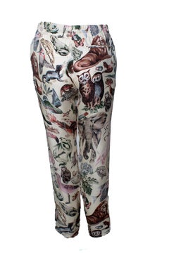Valentino, Animal safari printed pantalon