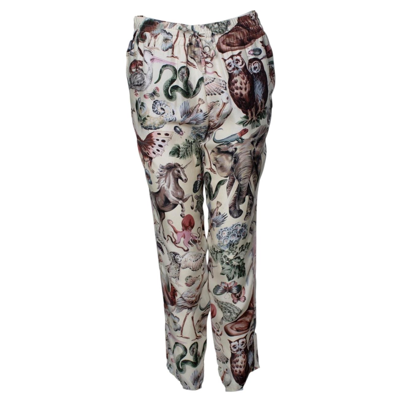 Valentino, Animal safari printed pantalon
