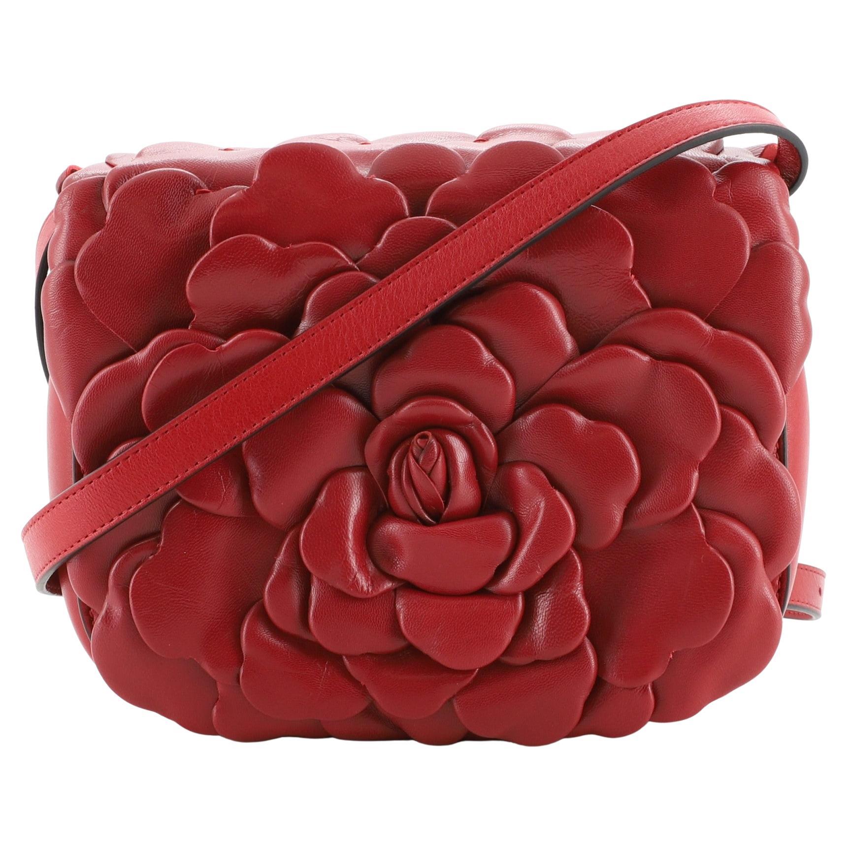 Atelier Flap Messenger Bag Rose Leather Small at 1stDibs | brighton rose purse, rose purses for sale, valentino rose edition
