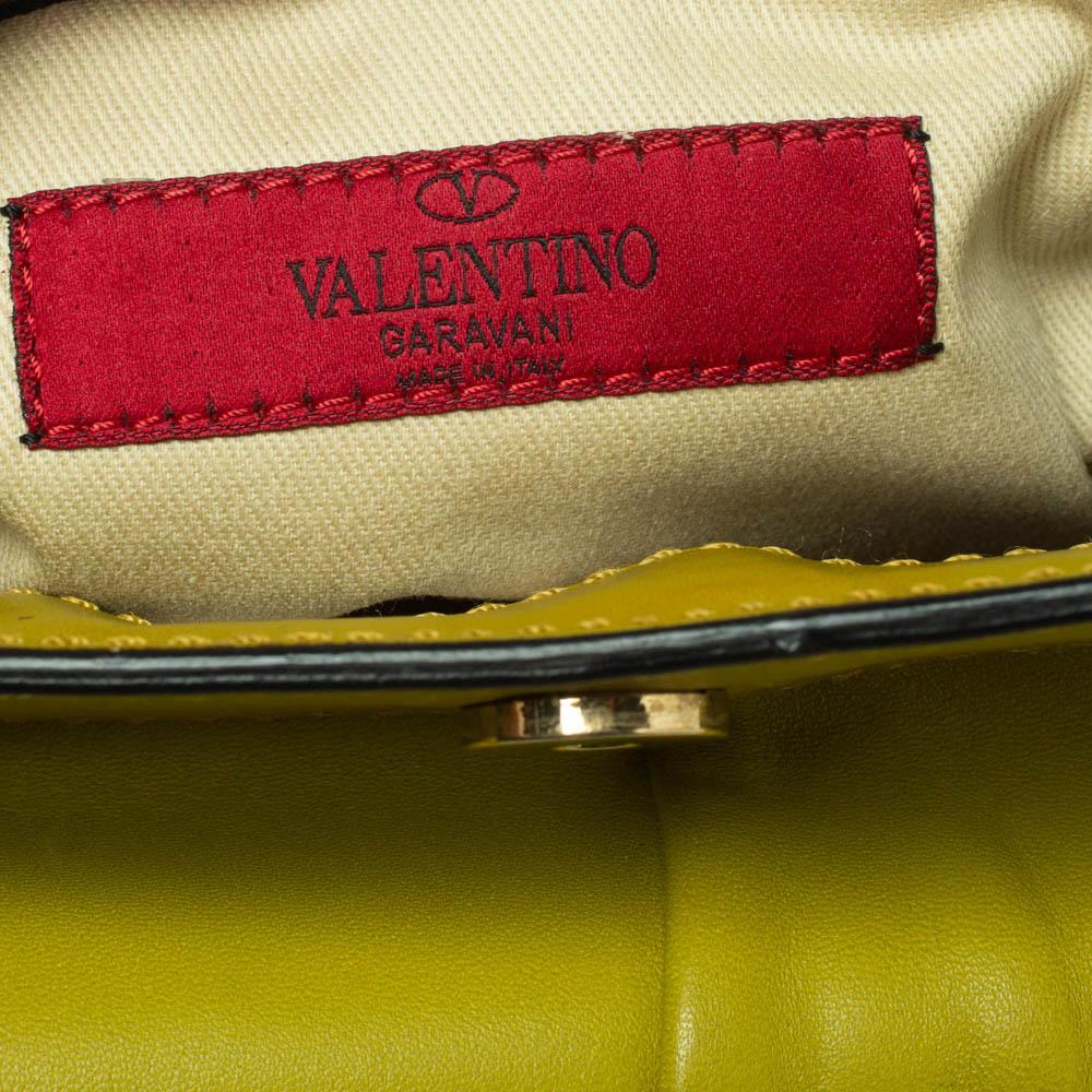 Valentino Avocado/Beige Leather Aphrodite Bow Bag 2