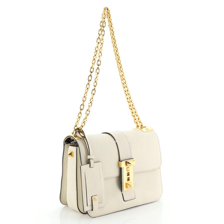 Valentino BRockstud Shoulder Bag Leather Medium at 1stDibs