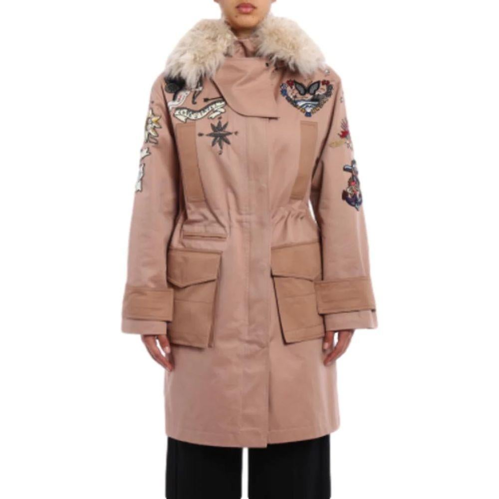 Valentino Beaded Parka Coat Size 38IT For Sale 6