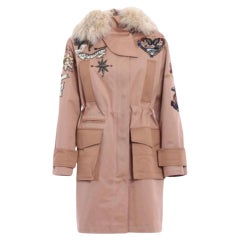 Valentino Beaded Parka Coat Size 38IT