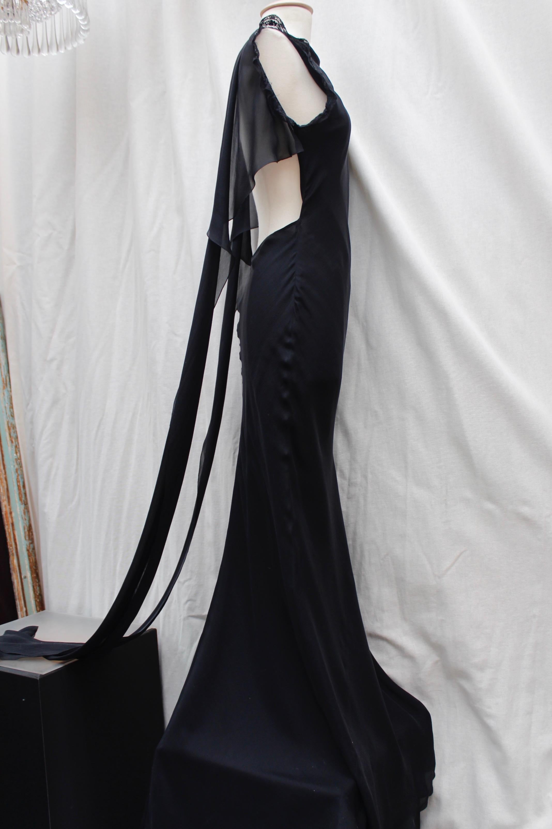 Valentino beautiful mermaid low-back evening dress For Sale 2