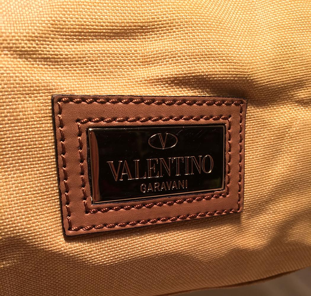 Valentino Beige Canvas Floral Sequin Tote Bag In Excellent Condition In Philadelphia, PA