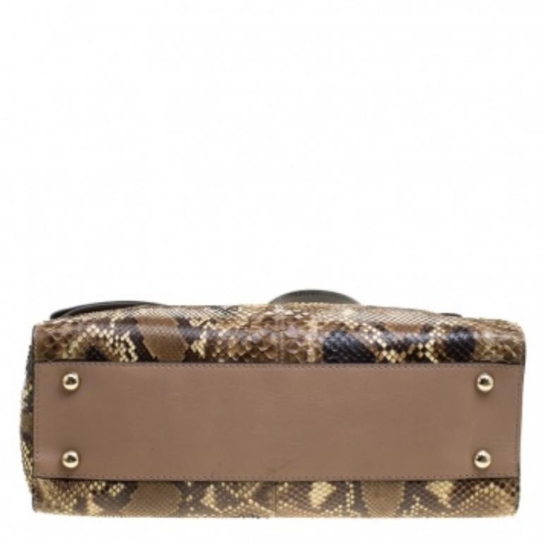 Bolso Valentino Lazo Afrodita Beige Piel Exótica y Cuero en venta 1