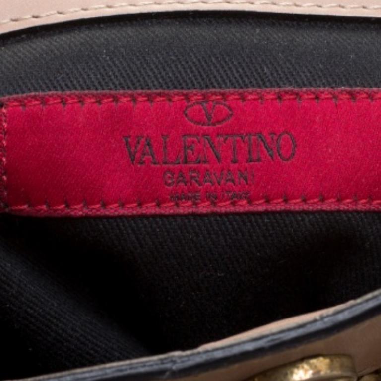 Bolso Valentino Lazo Afrodita Beige Piel Exótica y Cuero en venta 4