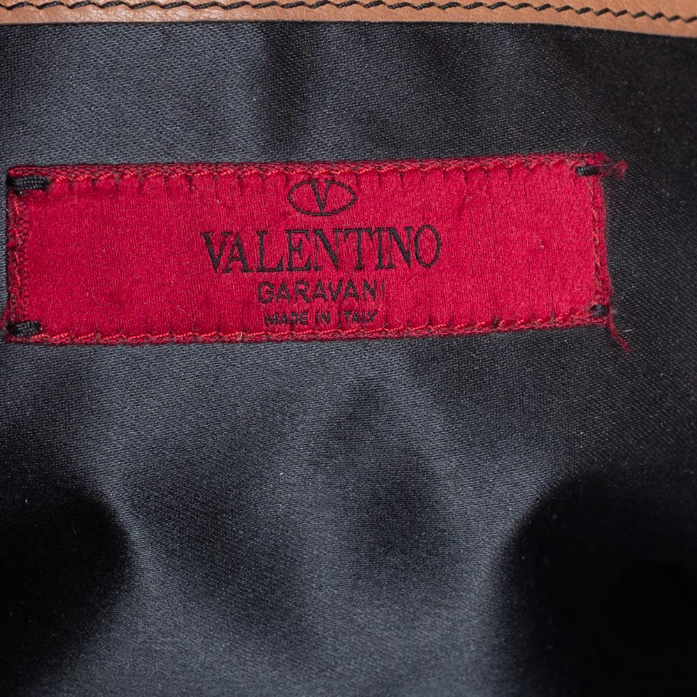 Valentino Beige Leather Aphrodite Bow Bag 4