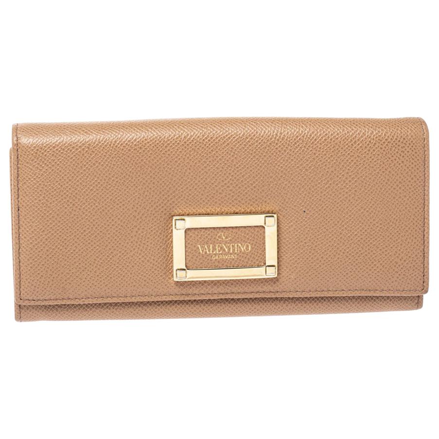 Mario Valentino Brown Polyurethane Womens Wallet