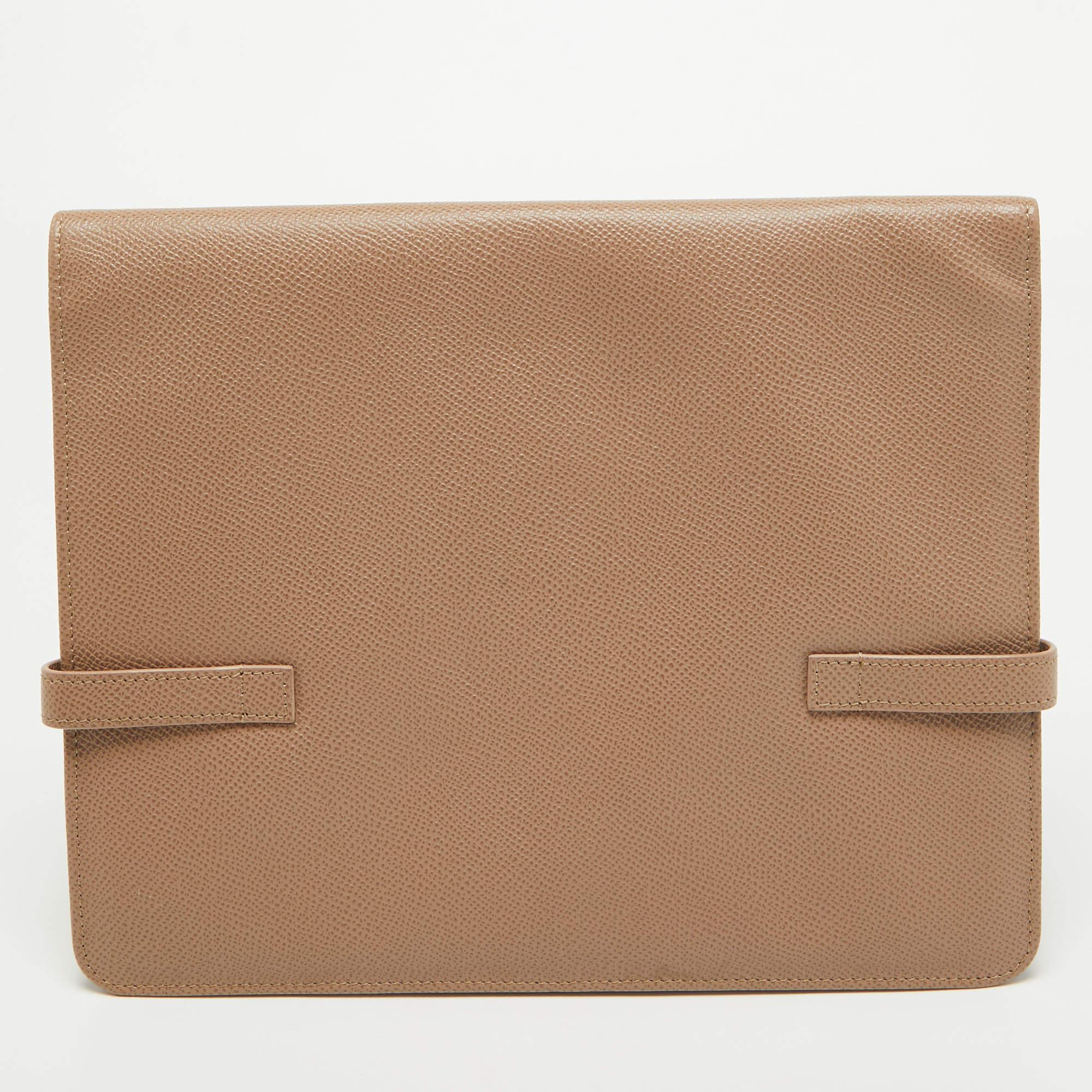 Women's Valentino Beige Leather Flap iPad Cover For Sale