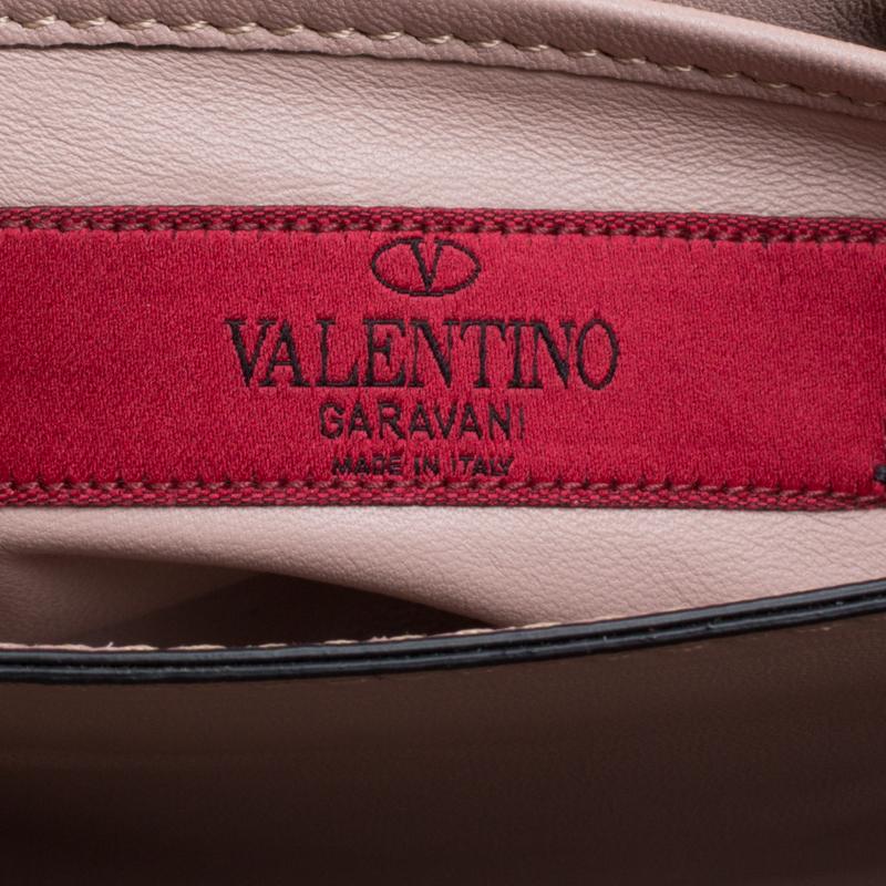 Valentino Beige Leather Jewel Embellished Va Va Voom Shoulder Bag 2