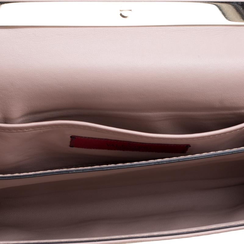 Valentino Beige Leather Jewel Embellished Va Va Voom Shoulder Bag 3