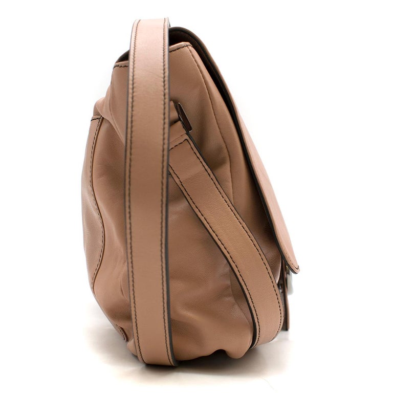 Valentino Beige Leather Shoulder Bag at 1stdibs