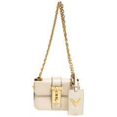Valentino Beige Leather Small B-Rockstud Shoulder Bag Valentino Beige Leather Small B-Rockstud Shoulder Bag